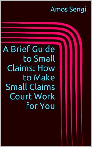 Read online A Brief Guide to Small Claims: How to Make Small Claims Court Work for You - Amos Sengi | PDF