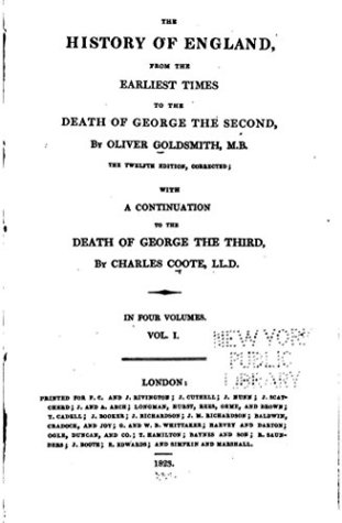 Download The History of England, from the Earliest Times to the Death of George the Second - Vol. I - Oliver Goldsmith file in PDF