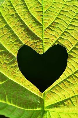Download A Heart Cut Out of Bright Green Leaf Foliage Journal: 150 Page Lined Notebook/Diary - NOT A BOOK file in ePub